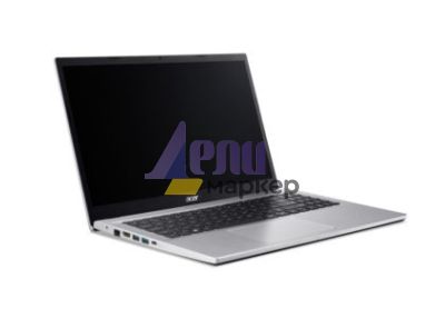 Лаптоп Acer Aspire Go 15, AG15-42P-R493, AMD Ryzen 7 5825U,(up to 4.30GHz, 16MB), 15.6" FHD (1920x1080) IPS SlimBezel LCD, 1*16GB DDR4 3200MHz (1 slot free), 512GB PCIe NVMe SSD, AMD Radeon, HD Cam, WiFi 6E, BT 6E, Kbd, No OS, Pure Silver