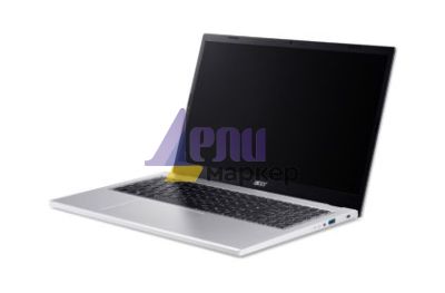 Лаптоп Acer Aspire Go 15, AG15-71P-72V9, Intel Core i7-13620H (up to 4.90GHz, 24MB), 15.6" FHD (1920x1080) IPS slim bezel LCD, 1*16GB DDR5 4600MHz (1 slot free), 512GB PCIe NVMe SSD, Intel UMA, FHD Cam, WiFi 6E, BT 6E, Kbd, No OS, Pure Silver