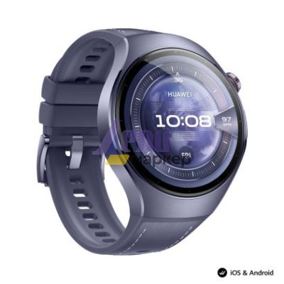Часовник Huawei Watch 5, Rates-L39L, Purple + Huawei FreeBuds 6i White