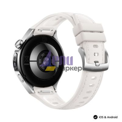 Часовник Huawei Watch 5, Soc-L19L, White + Huawei FreeBuds 6i White + Black Fluoroelastomer Strap