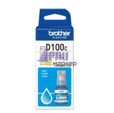 Консуматив Brother BT-D100C Cyan Ink Bottle