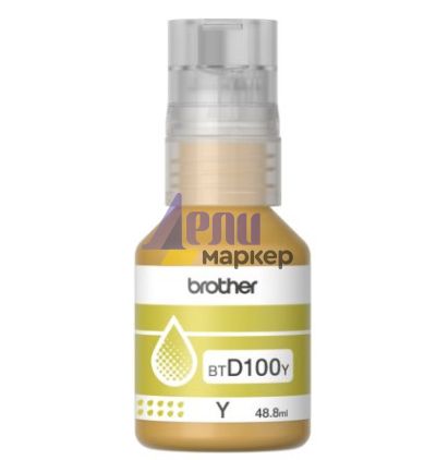 Консуматив Brother BT-D100Y Yellow Ink Bottle