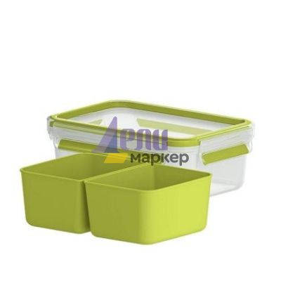 Кутия за съхранение Tefal K3100512, CLIP&GO snack 1.0L inserts TEF
