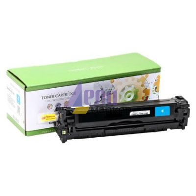 Тонер касета универсална Static Control Cyan HP no. 125A CB541A 128A CE321A 131A CF211A CRG-716C CRG-731C SUPER PREMIUM Съвместим консуматив, стандартен капацитет 1 400 стр.