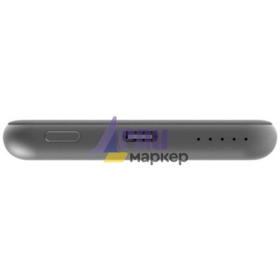 Външна батерия Verbatim MCP-5GY Power Pack 5000 mAh with UBS-C PD 20W / Magnetic Wireless Charging 15W Grey