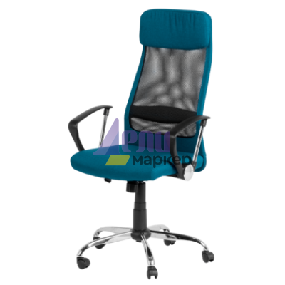 Президентски офис стол Carmen 6183 - син