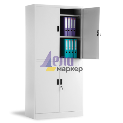 Метален шкаф Carmen CR-1246 KZ - сив