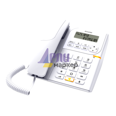 Стационарен телефон Alcatel T58 - бял