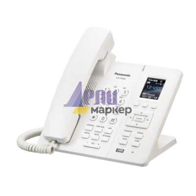 Безжичен телефон Panasonic KX-TPА65 - бял