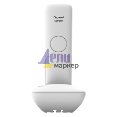 Безжичен DECT телефон Gigaset E390 - бял