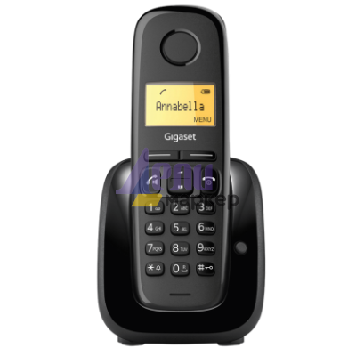 Безжичен DECT телефон Gigaset A280 - черен