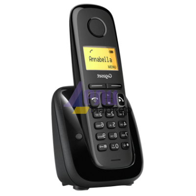 Безжичен DECT телефон Gigaset A280 - черен