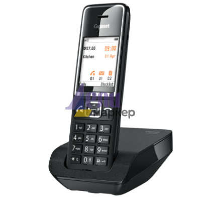 Безжичен DECT телефон Gigaset Comfort 550 - черен