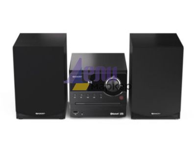 Аудио система Sharp Audio Systems XL-B512(BK), HI-FI MICRO SYSTEM, 45W total max power output, FM PLL tuner, Bluetooth v5.0, CD player, USB, 3.5mm Aux-in / line-in, wooden speaker, Black