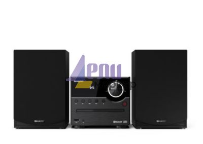 Аудио система Sharp Audio Systems XL-B512(BK), HI-FI MICRO SYSTEM, 45W total max power output, FM PLL tuner, Bluetooth v5.0, CD player, USB, 3.5mm Aux-in / line-in, wooden speaker, Black