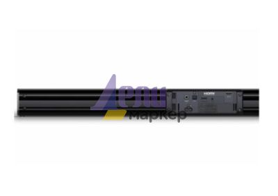 Аудио система Sharp Soundbar HT-SBW110, SLIM 180W 2.1 Wired Subwoofer, HDMI & BLUETOOTH, wireless music streaming, HDMI ARC/CEC, 3.5mm Aux-in, Digital Optical Audio Input, Matt black