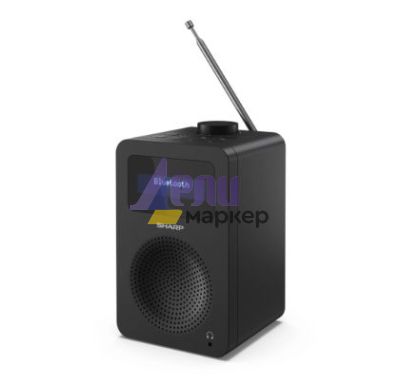 Радио Sharp Radios DR-430(BK), DIGITAL RADIO, Bluetooth 5.0, 5W, 20 DAB+/DAB/FM, Auto time/date, LCD Display, Dual alarm, 3.5mm Headphone jack / line-out, Black