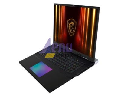 Лаптоп MSI Titan 18 HX AI A2XWJG, NVIDIA GeForce RTX 5090 24GB GDDR7, Intel Core Ultra 9 285HX, 18" 16:10 UHD+ (3840x2400), MiniLED, 120Hz, 64GB DDR5 6400MHz 32GBx2, 2TB NVMe PCIe Gen5x4 SSD, 2TB NVMe PCIe Gen4x4 SSD x2, Intel Killer Wi-Fi 7, Windows11 Pr