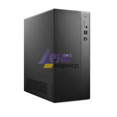 Настолен компютър Dell Tower ECT1250, Intel Core i5 14400 (20 MB cache, 10 Cores, up to 4.7GHz), 16GB, 16GBx1, DDR5, 4800MT/s, 512GB M.2 PCIe NVMe SSD, Intel UHD Graphics 730, Wi-Fi 6, Bulgarian Keyboard&Mouse, 180W, Win 11Pro, 3Y PS