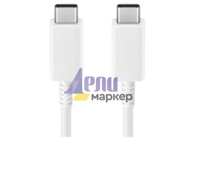 Кабел Samsung Cable USB-C to USB-C 1.8m (5A) White