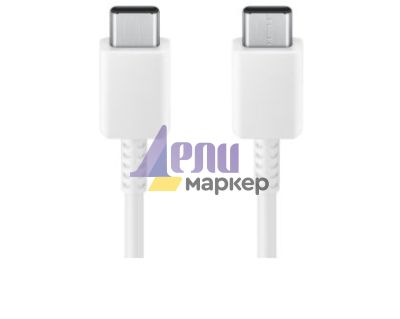 Кабел Samsung Cable  USB-C to USB-C 1.8m (3A) White