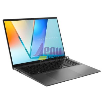 Лаптоп Asus Vivobook S S3607VA-RP031,Intel i7-13620H  2.4 GHz (24MB Cache, up to 4.9 GHz),, 16.00" OLED WUXGA(WU) 1920X1200 16:10,LPDDR5  16GB  (8 on BD),1TB SSD G4,Backlit Chiclet  with Num-key, No OS, GRAY+Backpack