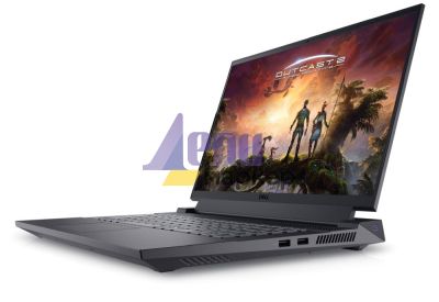Лаптоп Dell G16 7630, Intel Core i7-13650HX (24 MB cache, 14 core, up to 4.90 GHz), 16" QHD+ (2560x1600) 165Hz, 3ms, sRGB-100%, 16GB, 2x8GB, DDR5, 4800MHz, 512GB SSD PCIe M.2, GeForce RTX 4060 8GB GDDR6, Wi-Fi 6 AX201, BT, Cam & Mic, Backlit Kbd, Win 11 P
