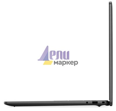 Лаптоп Dell 16 DC16250, Intel Core 5 120U (10 cores, up to 5.0 GHz), 16.0" FHD+(1920x1200) AG, 300nits, 16GB, 2x8GB, DDR5, 5200 MT/s, 1TB M.2 PCIe, Intel Graphics, Cam, FPR, Wi-Fi 6, Backlit Kb, Ubuntu, Carbon Black, 3Y PS