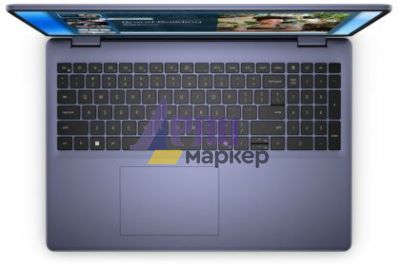 Лаптоп Dell 16 DC16251, Intel Core 7 150U (10 cores, up to 5.4 GHz), 16.0" FHD+(1920x1200) AG, 300nits, 16GB, 2x8GB, DDR5, 5200 MT/s, 1TB M.2 PCIe, NVIDIA GeForce MX570A with 2GB GDDR6, Cam, FPR, Wi-Fi 6E, Backlit Kb, Ubuntu, Midnight Blue, Aluminium 3Y P