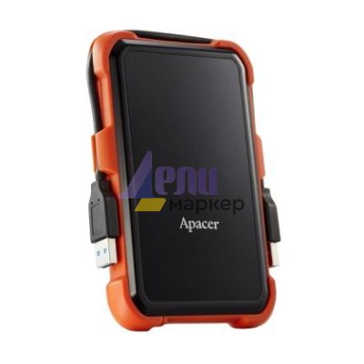 Твърд диск Apacer AC630, 2TB 2.5" SATA HDD USB 3.2 Military-Grade Shockproof Portable Hard Drive