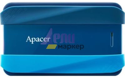 Твърд диск Apacer AC533, 1TB 2.5" SATA HDD USB 3.2 Portable Hard Drive Plastic / Rubber Vibrant blue