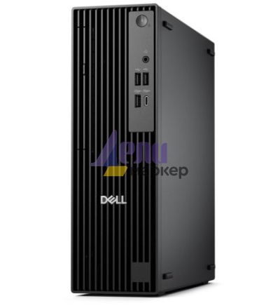Настолен компютър Dell Pro Slim QCS1250, Intel Core i7-14700 vPro (20 cores, up to 5.4GHz), 8GB: 1x8GB, DDR5, up to 5600 MT/s, 512GB SSD TLC, Integrated Graphics, Bulgarian Keyboard&Mouse, 180W, Win 11Pro, 3Y PS