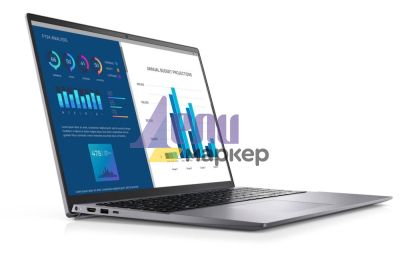 Лаптоп Dell Vostro 5630, Intel Core i5-1340P  (12MB Cache, up to 4.60 GHz), 16" FHD+(1920x1200) WVA AG 250 nits, 8GB 4800MHz LPDDR5, 256GB SSD PCIe M.2, Intel Iris Xe Graphics, Cam&Mic, Wi-Fi 6E, BT, Backlit Kb, Win 11 Pro, 3Y PS