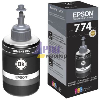 Консуматив Epson T7741 Pigment Black ink bottle 140ml