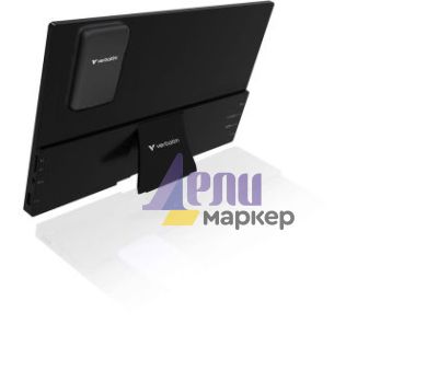 Монитор Verbatim Portable 13.3"  WUXGA Touch Monitor ALU with Wireless Power Supply incl. Power Bank 5000mAh