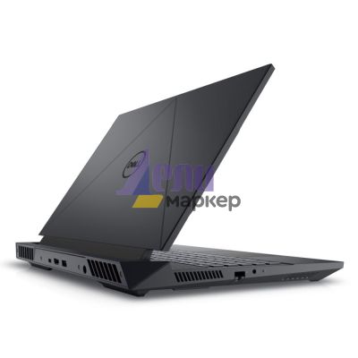 Лаптоп Dell G15 5530, Intel Core i7-13650HX (24 MB cache, 14 core, up to 4.90 GHz), 15.6" FHD (1920x1080) 165Hz, 3ms, sRGB-100%, 16GB, 2x8GB, DDR5, 4800MHz, 512GB SSD PCIe M.2, GeForce RTX 4060 8GB GDDR6, Wi-Fi 6 AX201, BT, Cam & Mic, Backlit Kbd, Win 11