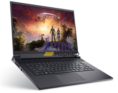 Лаптоп Dell G16 7630, Intel Core i7-13700HX (30 MB cache, 16 core, up to 5 GHz), 16" QHD+ (2560x1600) 165Hz, 3ms, DCI-P3 100%, 32GB, 2x16GB, DDR5, 4800MHz, 1TB SSD PCIe M.2, GeForce RTX 4060 8GB GDDR6, Wi-Fi 6 AX201, BT, Cam & Mic, Backlit Kbd, Win 11 Pro