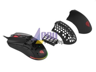 Мишка Genesis Gaming Mouse Krypton 8000DPI RGB Ultralight Black PAW3333
