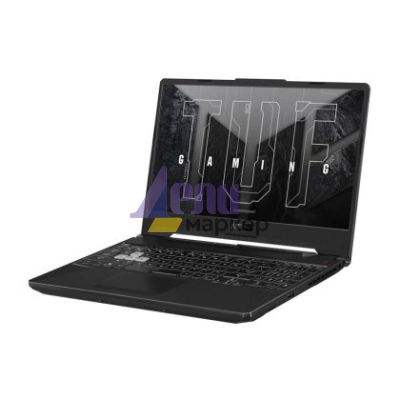 Лаптоп Asus TUF A15 FA506NCG-HN185,AMD Ryzen 7 7445HS  3.2GHz (22MB Cache, up to 4.7GHz, 6 cores, 12 Threads)15.6" FHD (1920x1080)144 Hz,16GB DDR5 5600(2*8),512 GB M.2 SSD,RTX 3050 4GB GDDR6,Wi-Fi 6(802.11ax),Backlit Chiclet Keyboard 1-Zone RGB, no OS, Gr