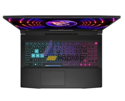 Лаптоп MSI Katana 15 B13VEK, i7-13620H (10C/16T, up to 4.90GHz, 24 MB), GeForce RTX 4050 6GB GDDR6 194 AI TOPS, 15.6" QHD (2560x1440), 165Hz, IPS-Level, 16GB RAM 2x8 (5200)MHz, 512GB PCIe Gen4x4 SSD, WiFi 6E, BT5.3, 4-Zone RGB Kbd, NO OS, 53.5 Whrs, 2.25