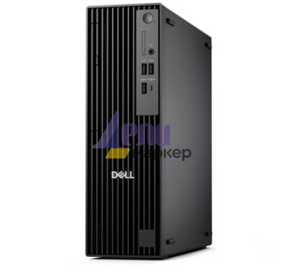 Настолен компютър Dell Pro Slim Plus QBS1250, Intel Core Ultra 5 235 (13 TOPS NPU, 14 cores, up to 5.0GHz), 16GB: 1 x 16GB, DDR5, up to 5600 MT/s, 512GB SSD TLC, Integrated Graphics, Wi-Fi 6E, Bulgarian Keyboard&Mouse, 260W, Win 11 Pro, 3Y PS