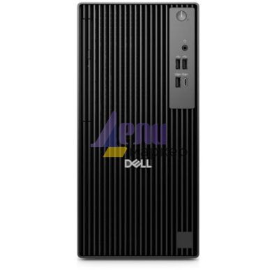 Настолен компютър Dell Pro Tower QCT1255, AMD Ryzen 7 PRO 8700G (16 TOPS NPU, 8 cores, up to 5.1GHz), 16 GB: 2 x 8 GB, DDR5, up to 4800 MT/s, 512GB SSD, Integrated Graphics, 8x DVD+/-RW, Bulgarian Keyboard&Mouse, 180W, Ubuntu, 3Y PS