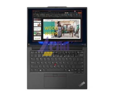 Лаптоп Lenovo ThinkPad E14 G6 Intel Core Ultra 7 155H (up to 4.8GHz, 24MB), 16GB DDR5-5600, 512GB SSD, 14" WUXGA (1920x1200) IPS AG,Intel Arc Graphics, FHD&IR Cam, Backlit KB, Black, WLAN, BT, 3cell, FPR, Win11Pro, 3Y Onsite