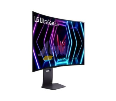 Монитор LG 39GS95QE-B, 39" Ultragear OLED 0.03ms (GtG), 21:9 Curved Gaming WQHD+ (3440x1440), 240Hz, 1000:1, 275 cd/m2, 1000:1, DCI-P3 98%, AMD FreeSync, NVIDIA G-Sync, VRR, HDR 400 ,PBPin PIP, USB Down/Up-stream, HDMI, DisplayPort, Tilt, Height, Swivel,
