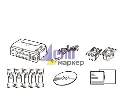 Мастилоструйно многофункционално устройство Canon PIXMA G3411 All-In-One, Black