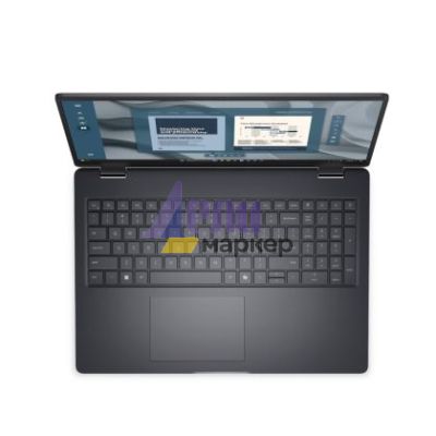 Лаптоп Dell Pro 16 PC16255, AMD Ryzen 5 220 (22 MB, 6 cores, up to 4.9 GHz), 16.0" FHD+(1920x1200) IPS, AG, 300nits AG, 8GB: 1x8GB, DDR5, 5600 MT/s, 512 GB SSD, AMD Radeon 740M, FHD HDR + IR Cam and Mic, Wi-Fi 6E, FPR, Backlit Kb, Win 11 Pro, 3Y PS, Magne