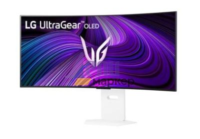 Монитор LG 39GX90SA-W, 39", OLED UltraGear 21:9 Curved Smart, IPS 0.03 ms, WQHD (3440x1440), 240Hz, HDR 10, 1500000:1, 250 cd/m2, DCI-P3 98.5%, USB 3.0, VRR, Free-sync, G-Sync, USB-C, PD 65W, HDMI, DP, PBP, Speakers, LG Switch, Height, Swivel, Tilt, White