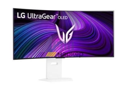 Монитор LG 39GX90SA-W, 39", OLED UltraGear 21:9 Curved Smart, IPS 0.03 ms, WQHD (3440x1440), 240Hz, HDR 10, 1500000:1, 250 cd/m2, DCI-P3 98.5%, USB 3.0, VRR, Free-sync, G-Sync, USB-C, PD 65W, HDMI, DP, PBP, Speakers, LG Switch, Height, Swivel, Tilt, White