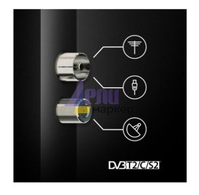 Телевизор Thomson Smart UHD TV 43"; Google TV; 3840 x 2160 (4K UHD), 4000:1, DLED, 60 Hz, DVB-T/T2/C/S/S2, HDR10, Wi-Fi, Bluetooth, LAN, HDMI 2 (2.0) + 2 (2.1), USB 2 (2.0) + 1 (3.0),Central Swivel Stand, Black