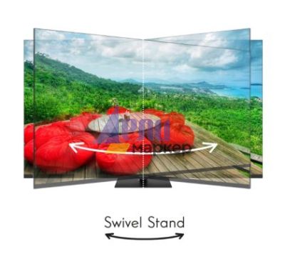 Телевизор Thomson Smart UHD TV 55"; Google TV; 3840 x 2160 (4K UHD), 4000:1, DLED, 60 Hz, DVB-T/T2/C/S/S2, HDR10, Wi-Fi, Bluetooth, LAN, HDMI 2 (2.0) + 2 (2.1), USB 2 (2.0) + 1 (3.0),Central Swivel Stand, Black